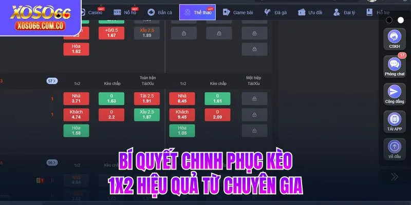 Bí quyết chinh phục kèo 1X2 hiệu quả từ chuyên gia