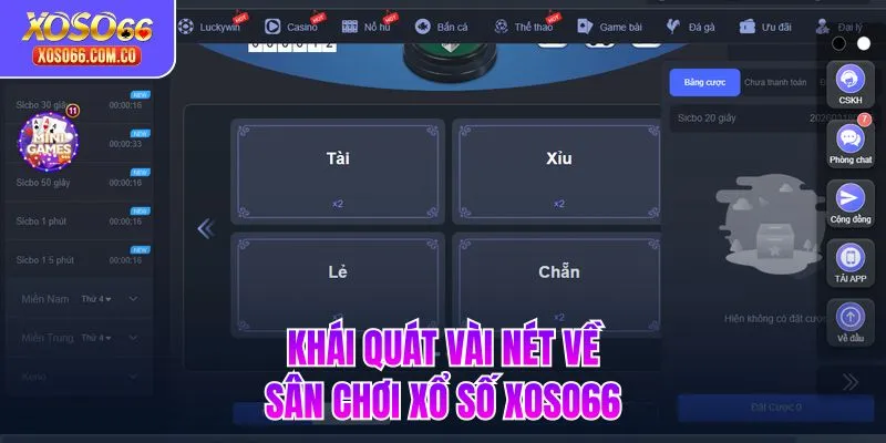 Khái quát vài nét về sân chơi xổ số XOSO66