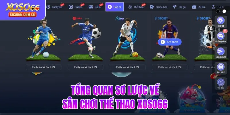 Tổng quan sơ lược về sân chơi thể thao XOSO66 