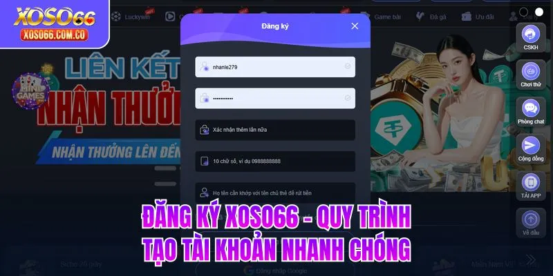 Đăng Ký XOSO66 - Quy Trình Tạo Tài Khoản Nhanh Chóng